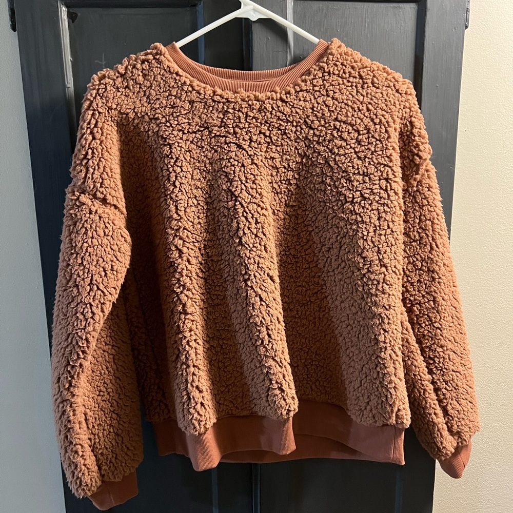 Sherpa crew neck